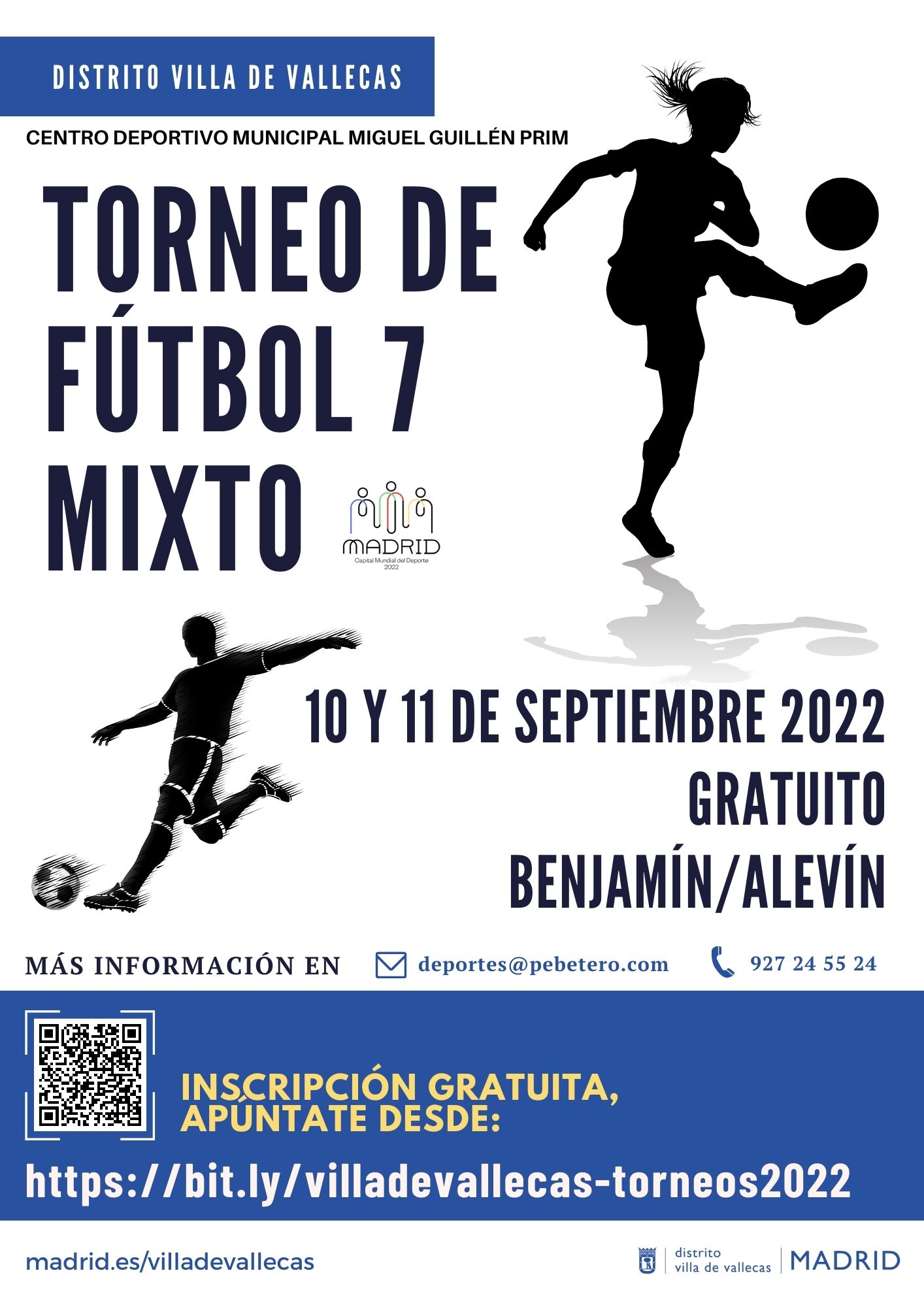Torneo de Fútbol 7 Mixto - Villa de Vallecas